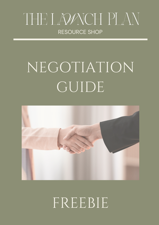 FREEBIE: Negotiation Guide