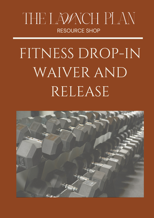 Drop-In Waiver & Release