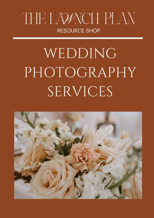 Wedding Photography Services Contract